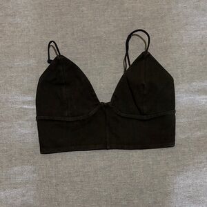 Wilfred Free Black Crop Top